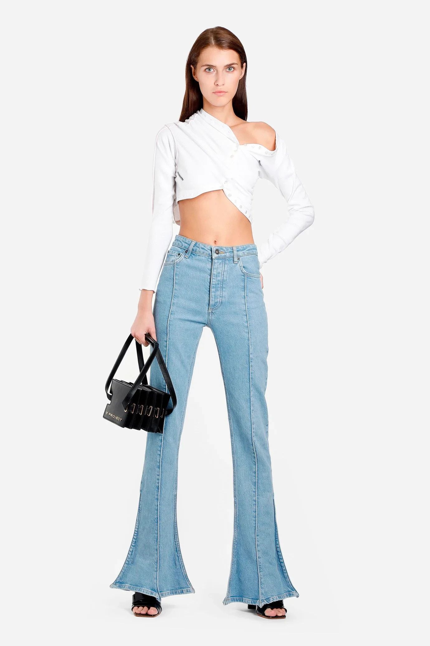 Y/Project Five Pocket Flared Trumpet Jean Size 36" / US 14 / IT 50 - 1 Thumbnail