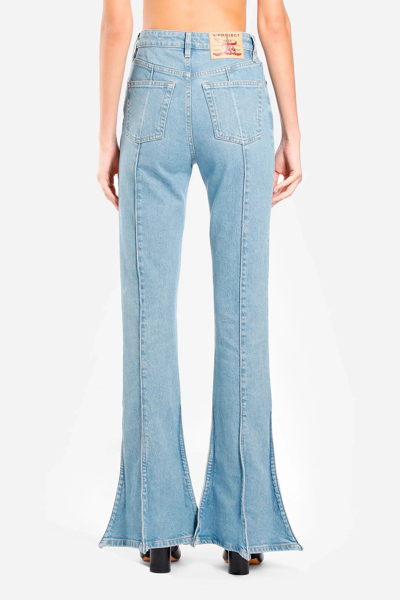 Y/Project Five Pocket Flared Trumpet Jean Size 36" / US 14 / IT 50 - 5 Thumbnail