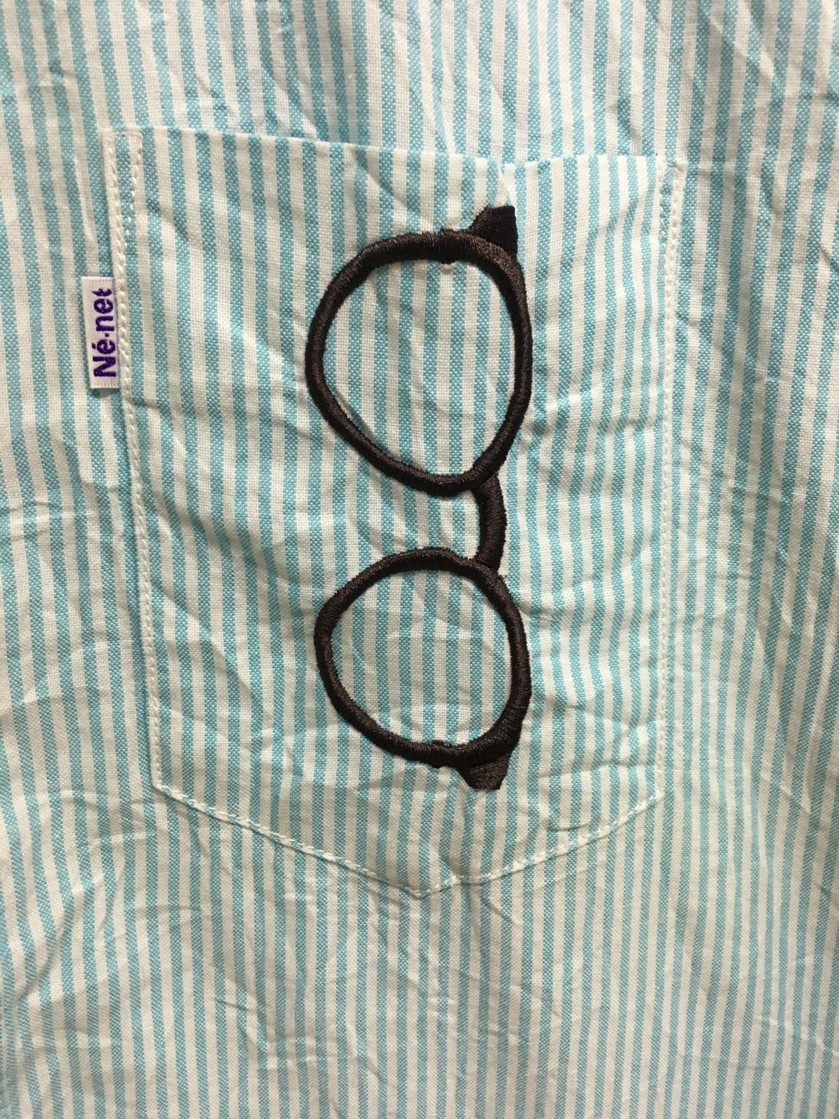 Issey Miyake ne-net stripe shirt Size US M / EU 48-50 / 2 - 3 Thumbnail