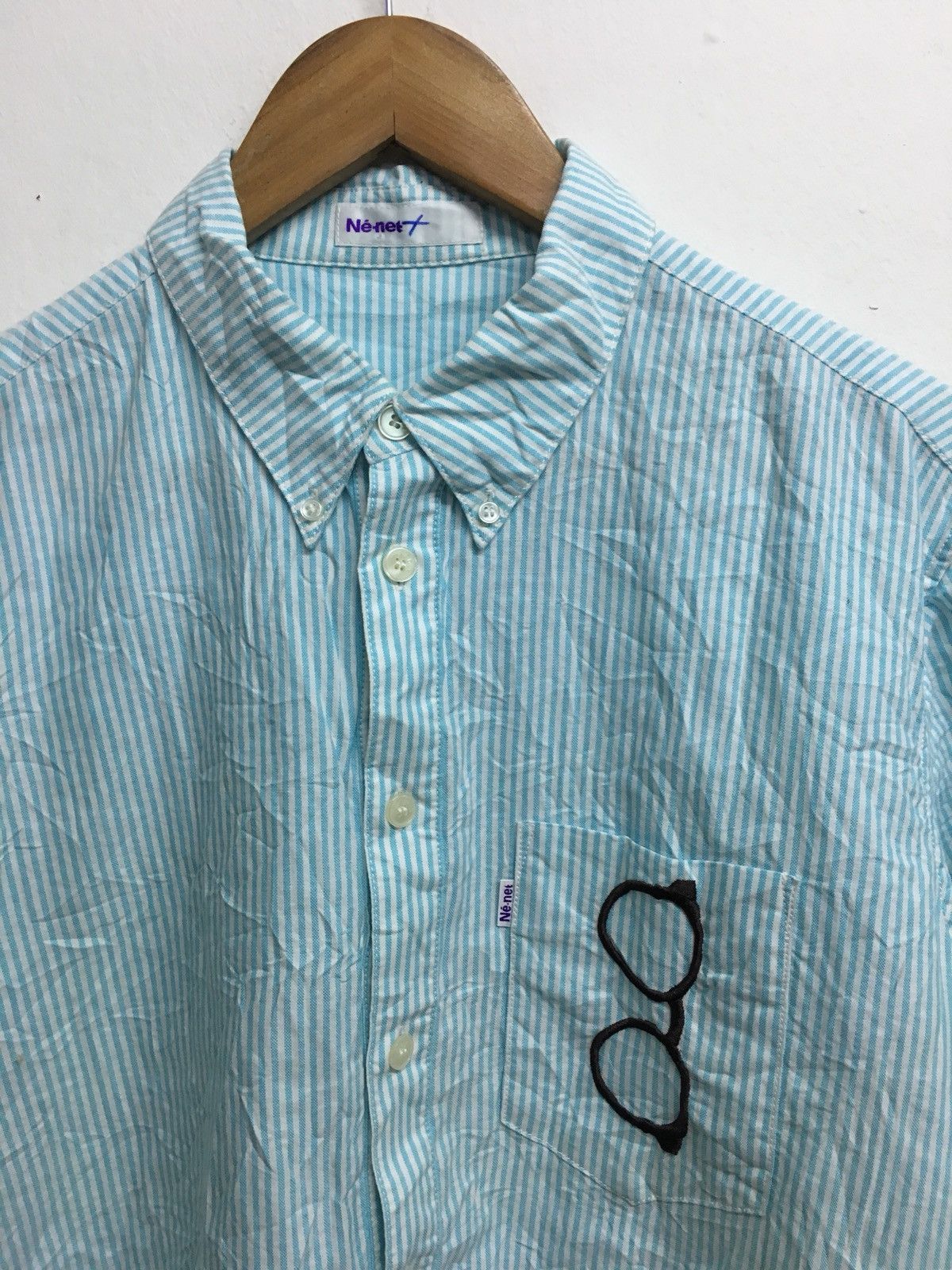 Issey Miyake ne-net stripe shirt Size US M / EU 48-50 / 2 - 1 Thumbnail