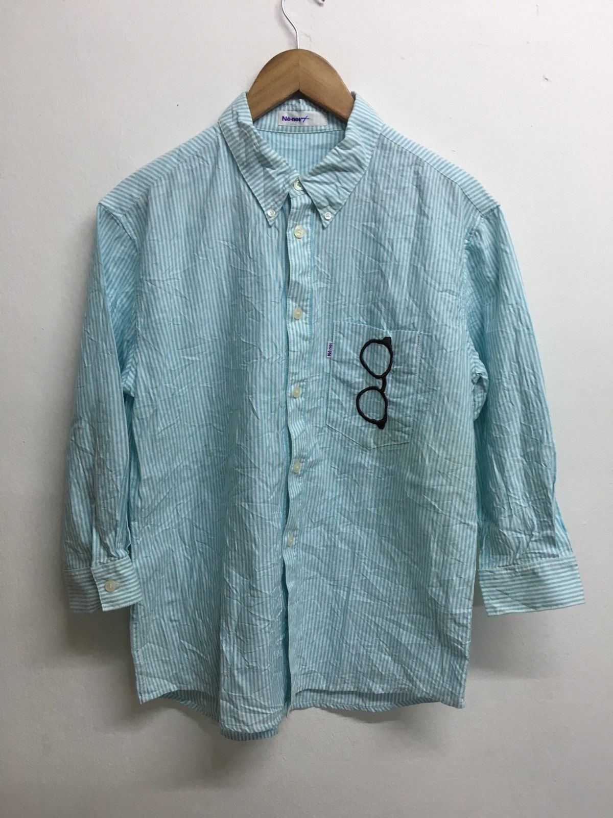 Issey Miyake ne-net stripe shirt Size US M / EU 48-50 / 2 - 2 Thumbnail