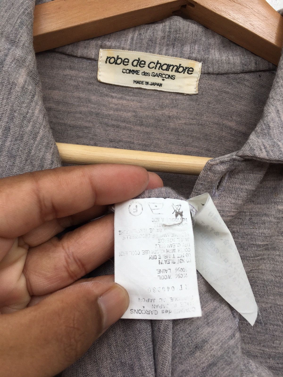 Comme des Garcons Vintage CDG Comme Des Garcons Longsleeve Buttons Shirt Size US S / EU 44-46 / 1 - 8 Thumbnail