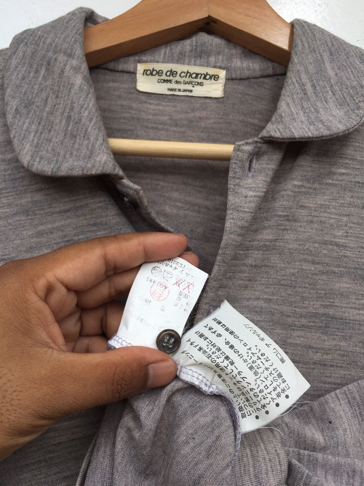 Comme des Garcons Vintage CDG Comme Des Garcons Longsleeve Buttons Shirt Size US S / EU 44-46 / 1 - 7 Thumbnail