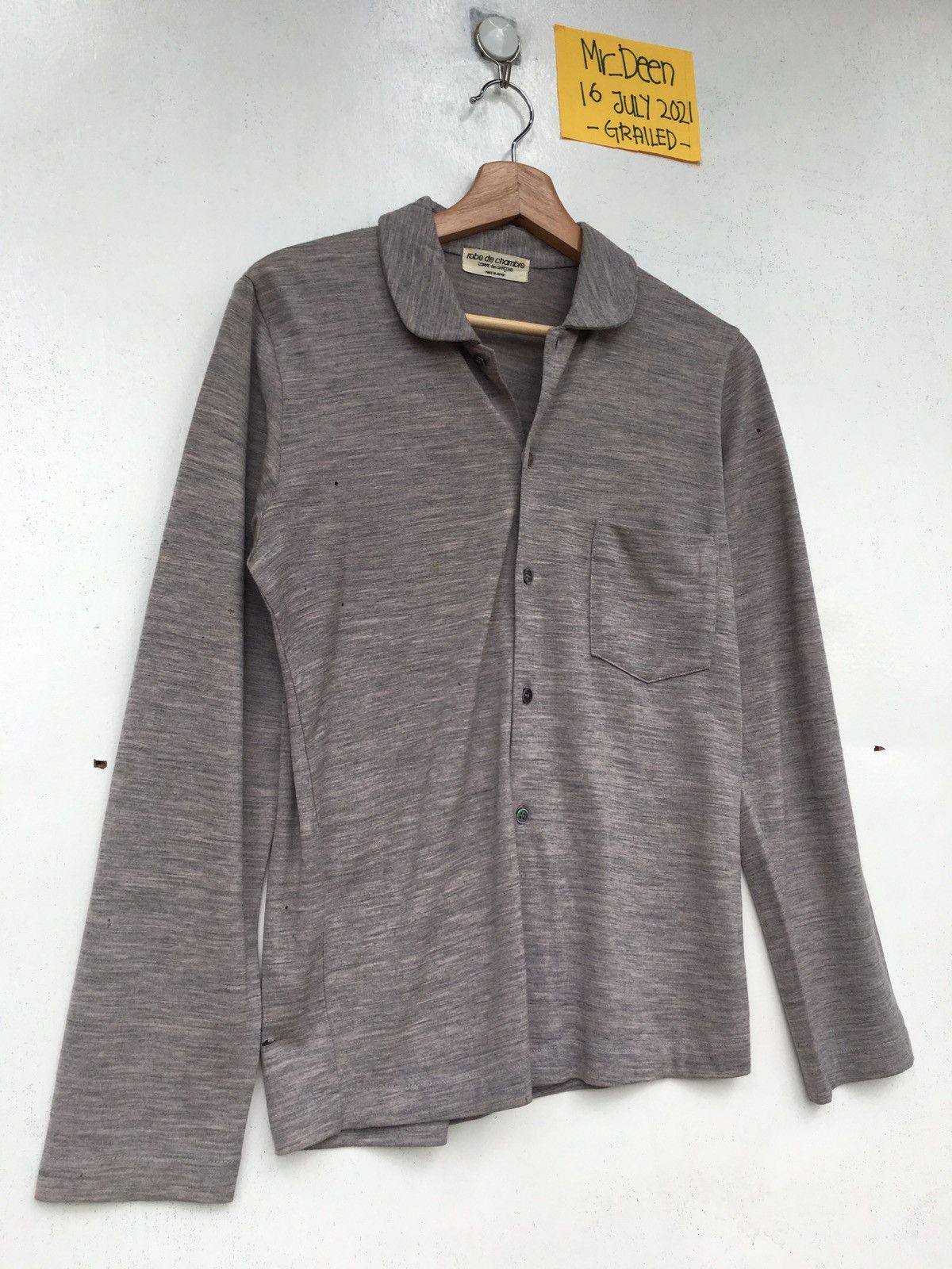 Comme des Garcons Vintage CDG Comme Des Garcons Longsleeve Buttons Shirt Size US S / EU 44-46 / 1 - 2 Thumbnail