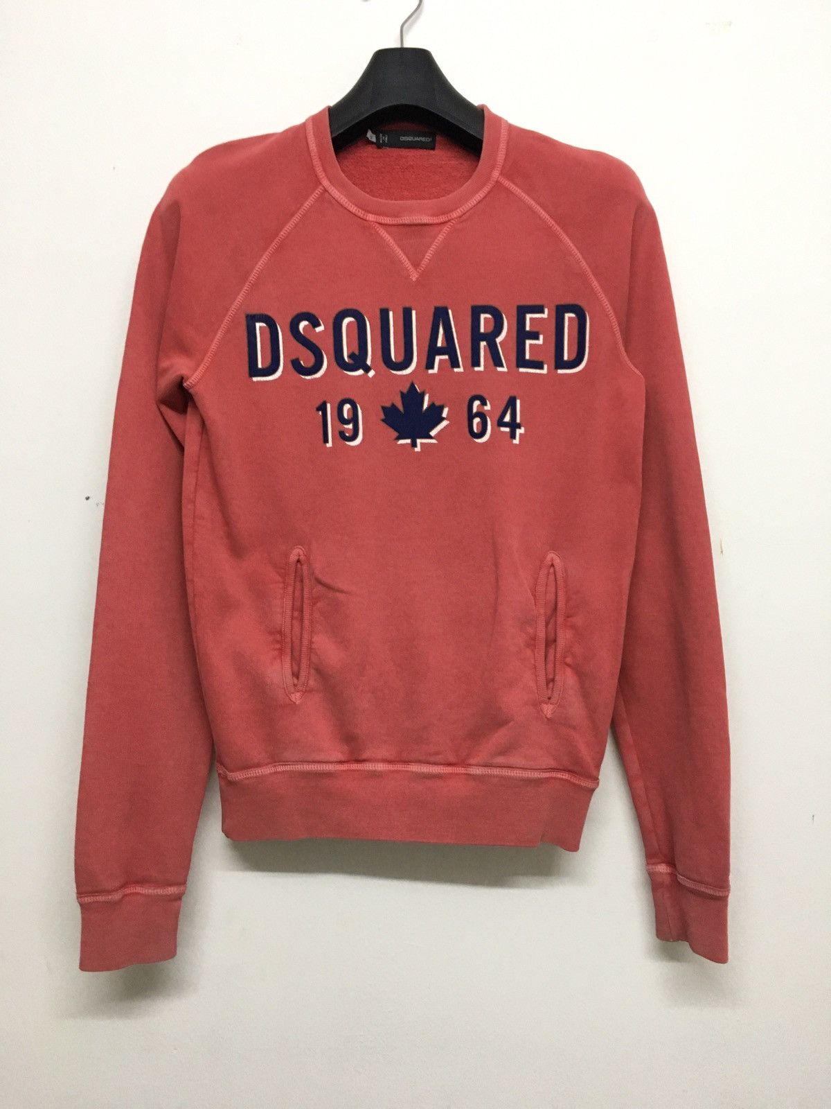 image of Dsquared2 Spell Out Sweatshirt in Red, Men's (Size XS)