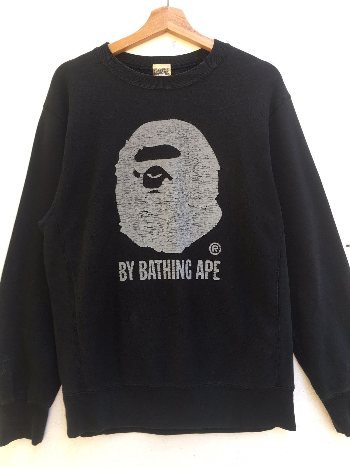 Bape Rare Vintage BAPE A Bathing Ape Big Logo Sweatshirt Size US M / EU 48-50 / 2 - 3 Thumbnail