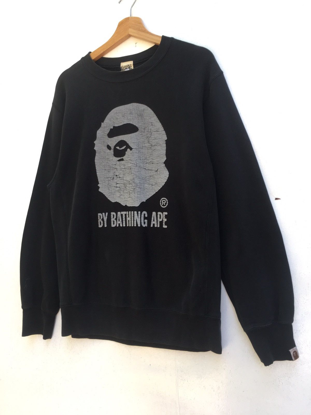 Bape Rare Vintage BAPE A Bathing Ape Big Logo Sweatshirt Size US M / EU 48-50 / 2 - 2 Thumbnail