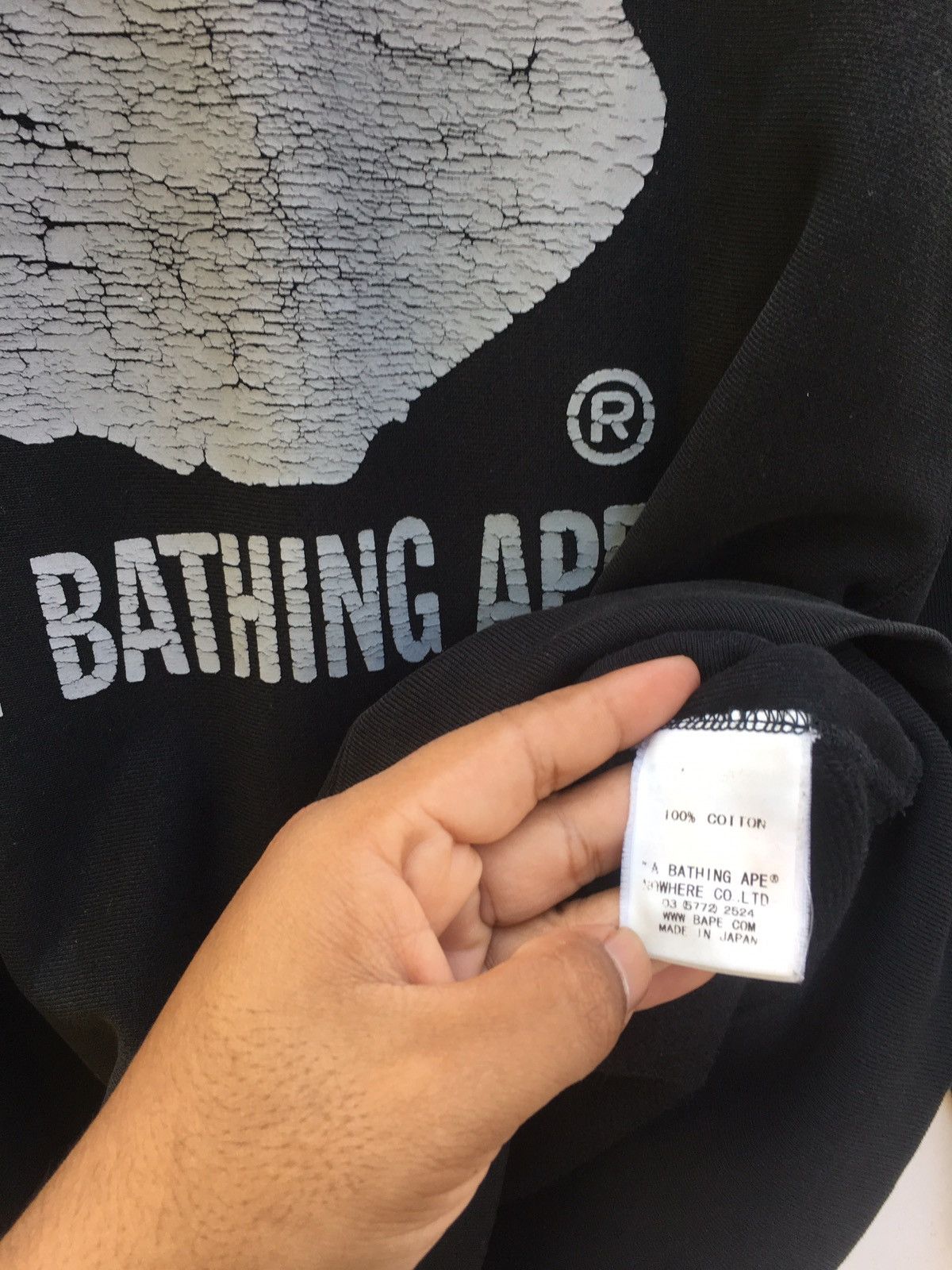 Bape Rare Vintage BAPE A Bathing Ape Big Logo Sweatshirt Size US M / EU 48-50 / 2 - 11 Thumbnail
