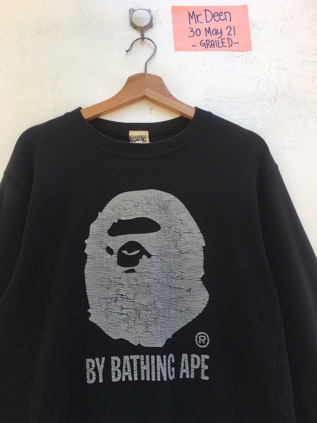 Bape Rare Vintage BAPE A Bathing Ape Big Logo Sweatshirt Size US M / EU 48-50 / 2 - 4 Thumbnail