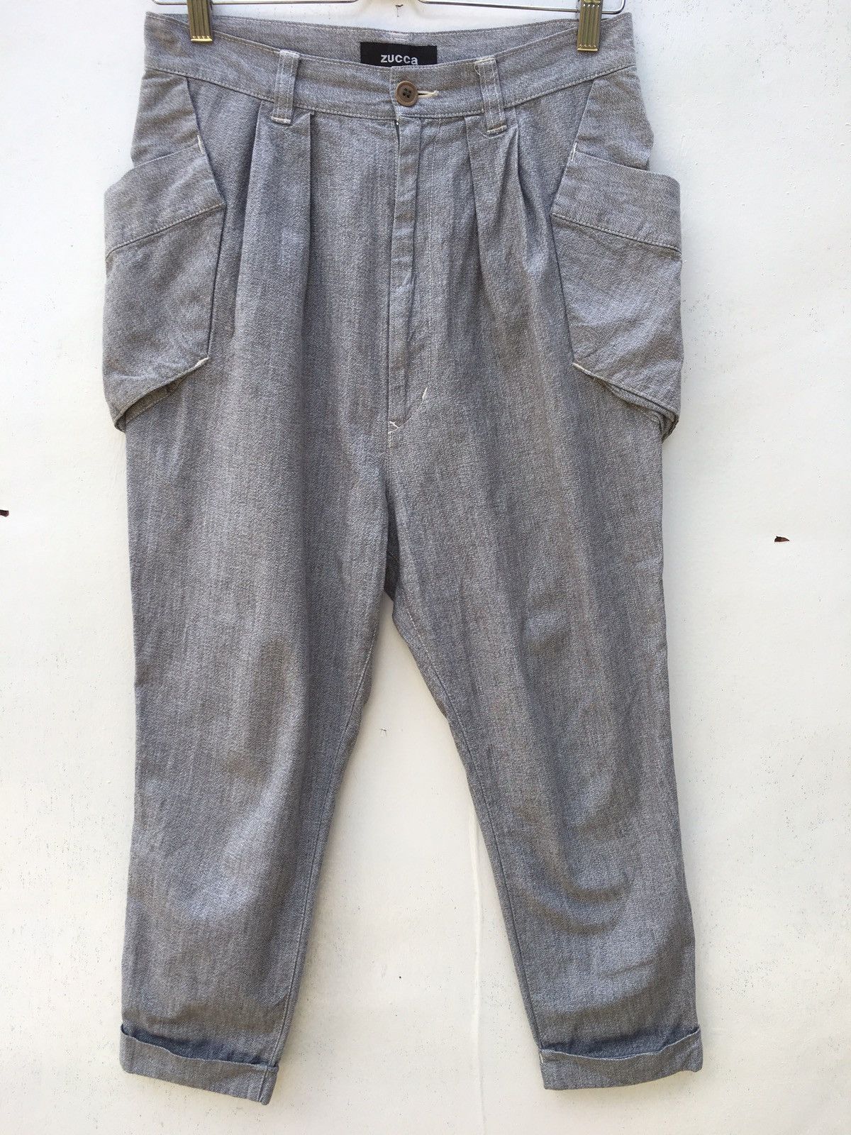 CABANE de ZUCCa Rare Vintage 90s Zucca Harem Pant Cropped Size US 29 - 5 Thumbnail