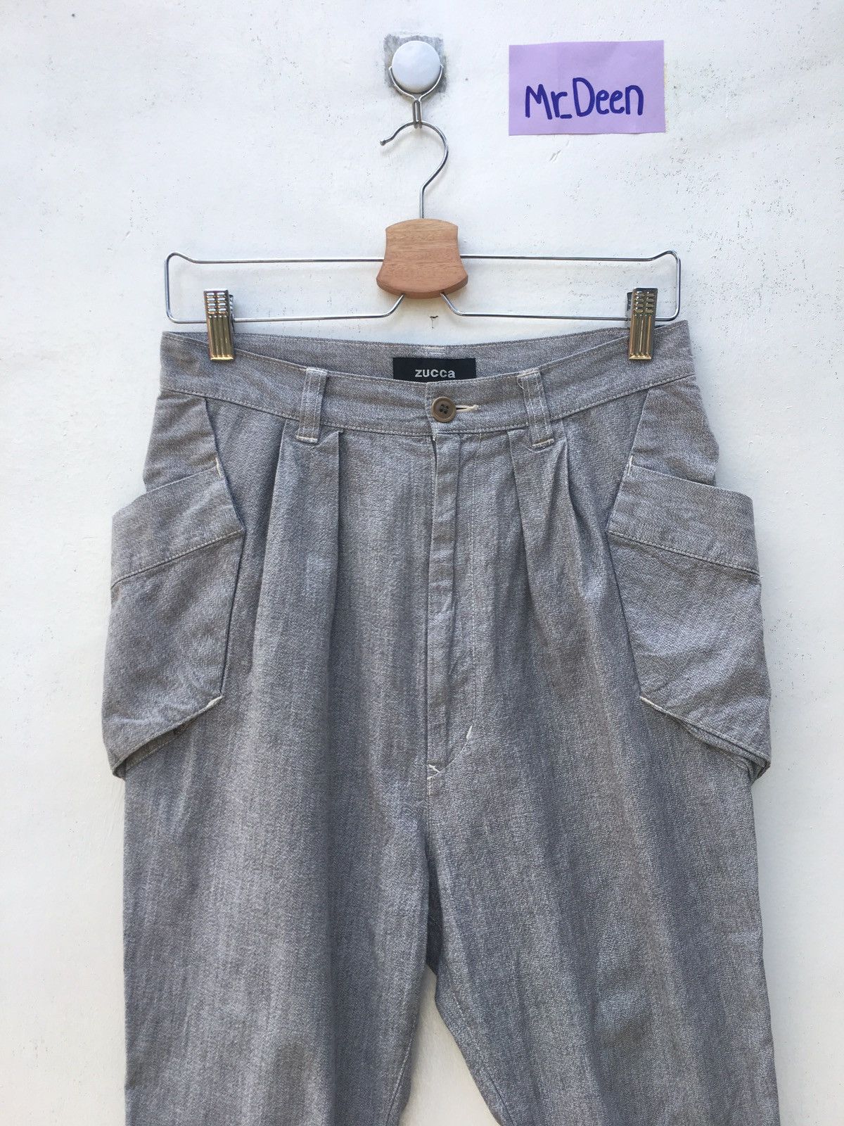 CABANE de ZUCCa Rare Vintage 90s Zucca Harem Pant Cropped Size US 29 - 4 Thumbnail