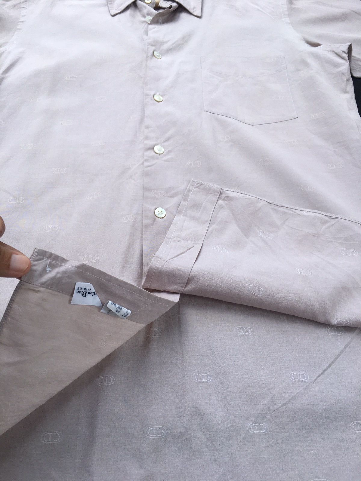 Christian Dior Monsieur Vintage 90s Christian Dior Longsleeve Buttons Up Shirt Size US M / EU 48-50 / 2 - 12 Thumbnail
