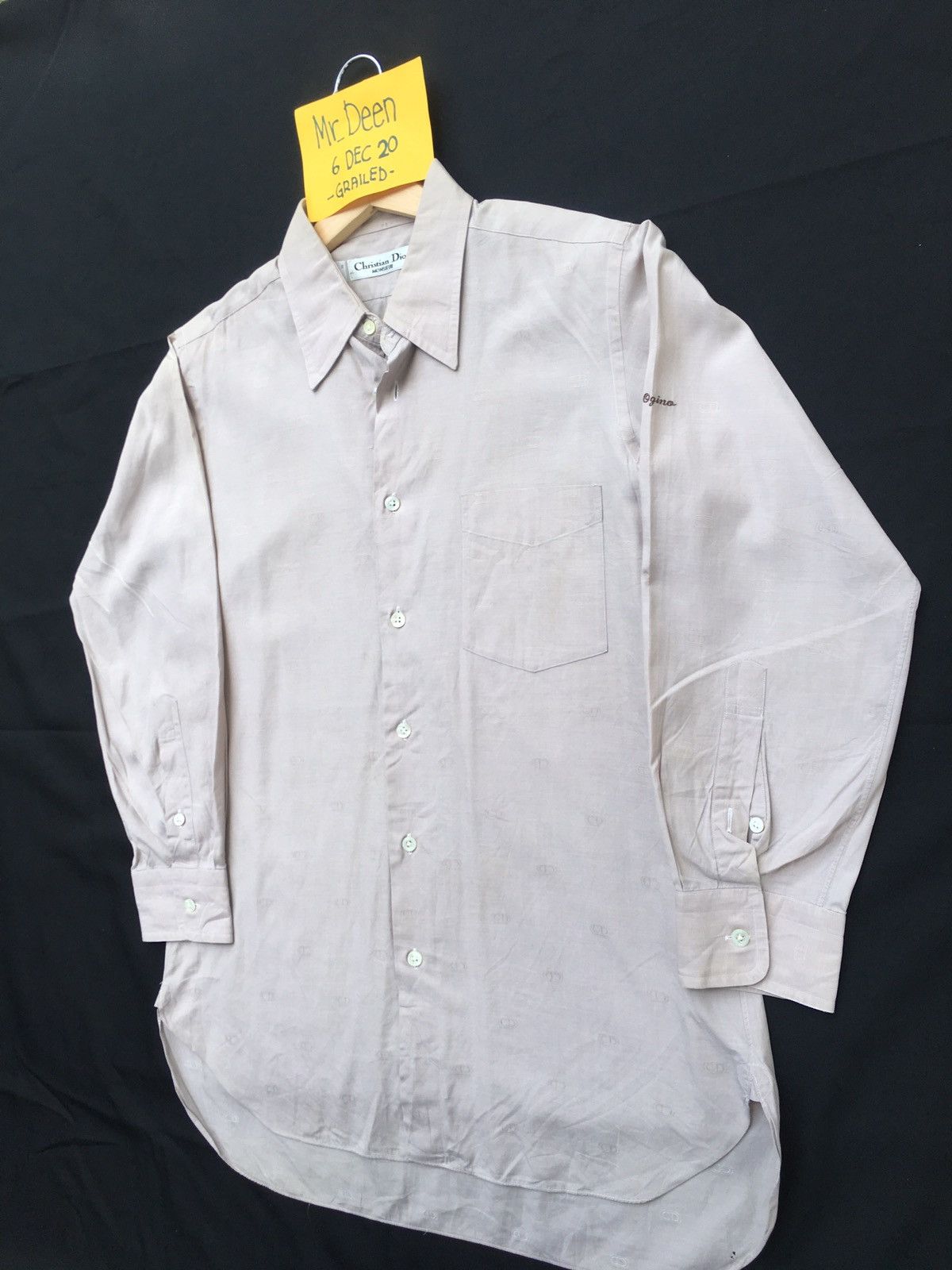 Christian Dior Monsieur Vintage 90s Christian Dior Longsleeve Buttons Up Shirt Size US M / EU 48-50 / 2 - 3 Thumbnail