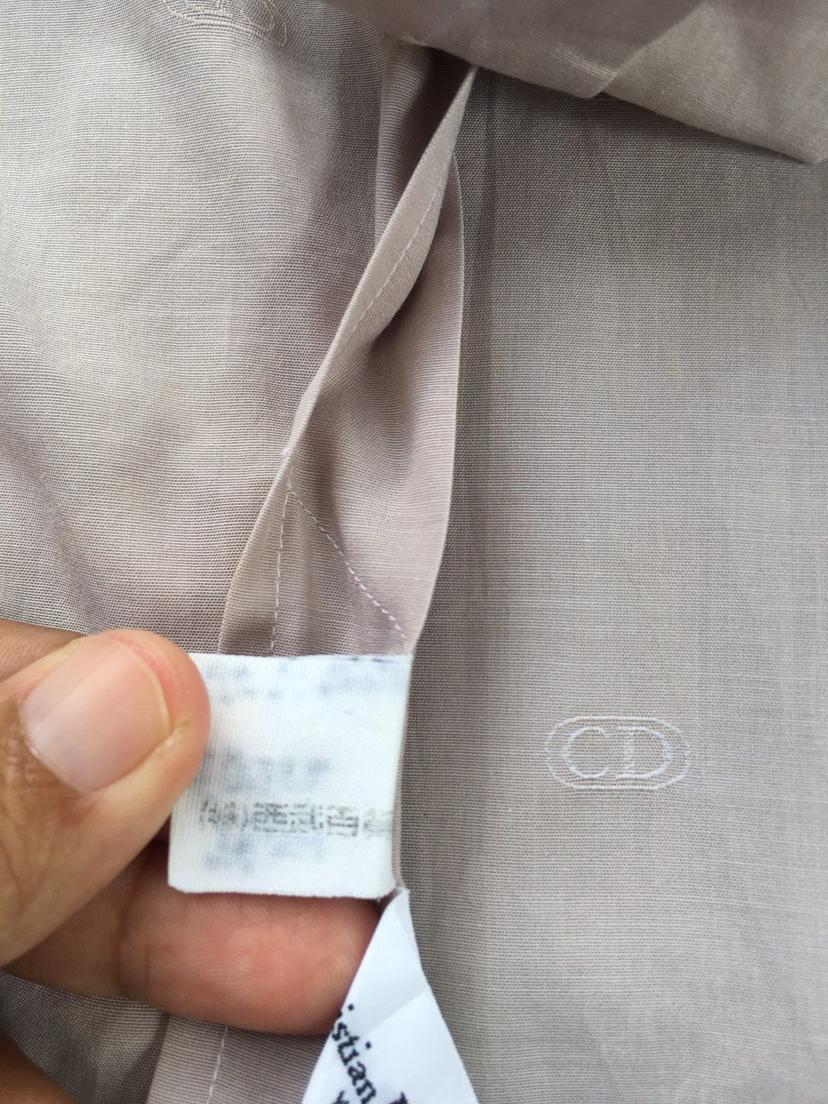 Christian Dior Monsieur Vintage 90s Christian Dior Longsleeve Buttons Up Shirt Size US M / EU 48-50 / 2 - 15 Thumbnail