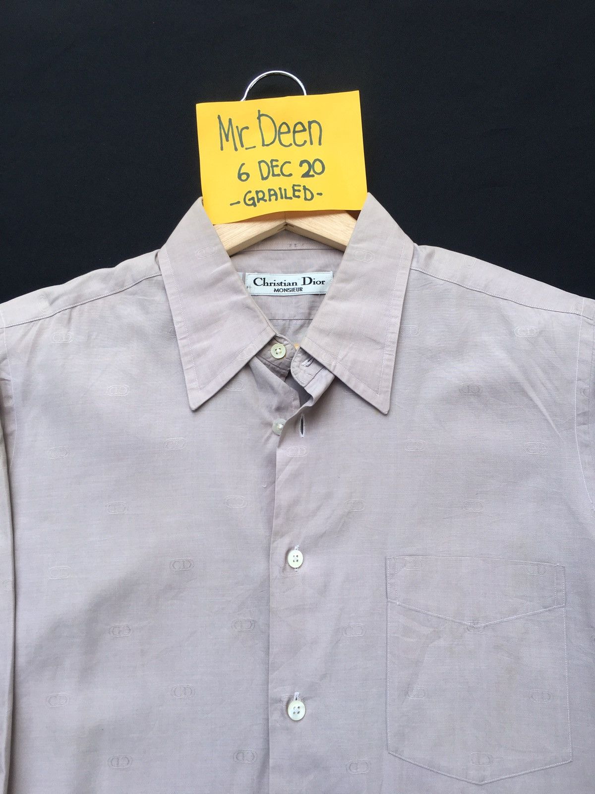 Christian Dior Monsieur Vintage 90s Christian Dior Longsleeve Buttons Up Shirt Size US M / EU 48-50 / 2 - 5 Thumbnail