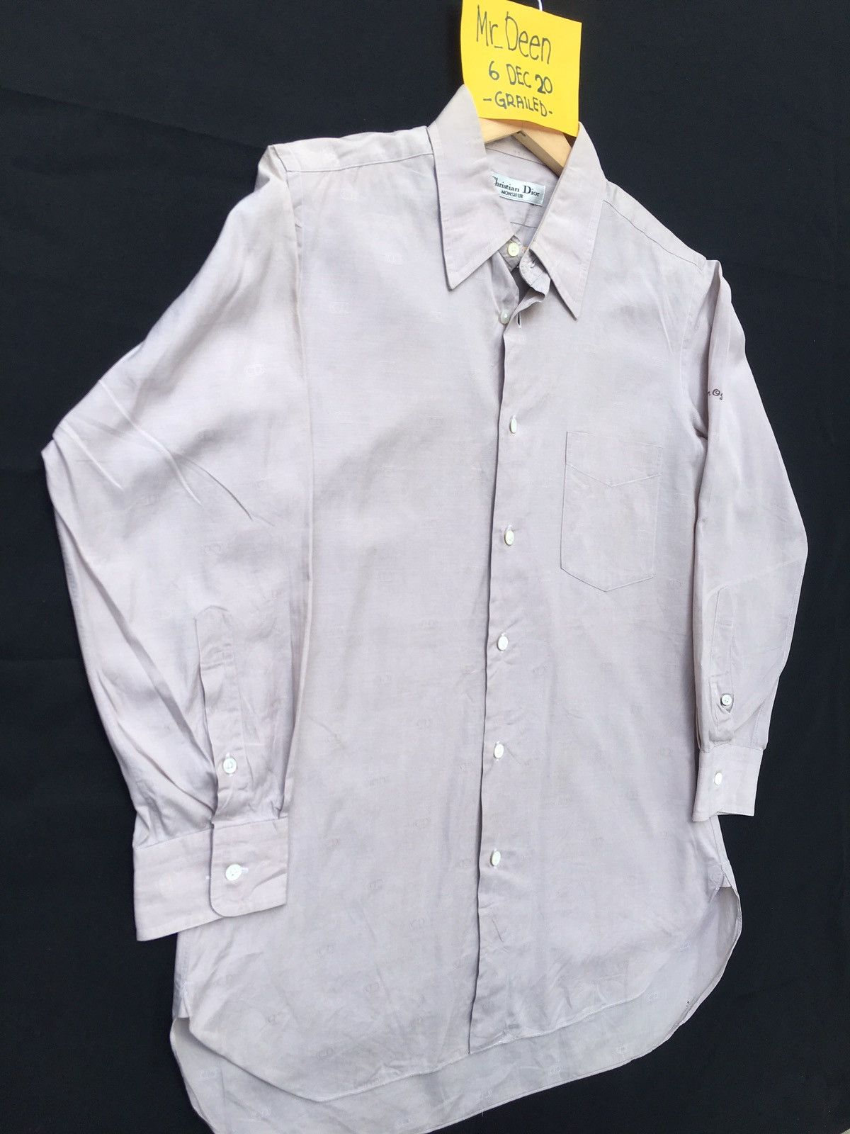 Christian Dior Monsieur Vintage 90s Christian Dior Longsleeve Buttons Up Shirt Size US M / EU 48-50 / 2 - 4 Thumbnail