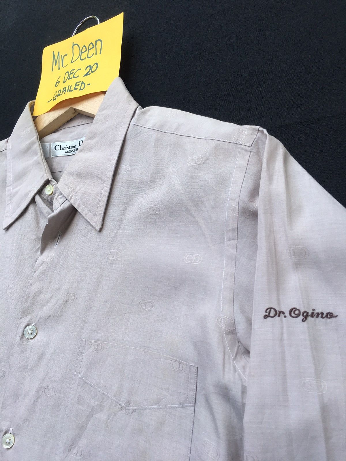 Christian Dior Monsieur Vintage 90s Christian Dior Longsleeve Buttons Up Shirt Size US M / EU 48-50 / 2 - 1 Thumbnail