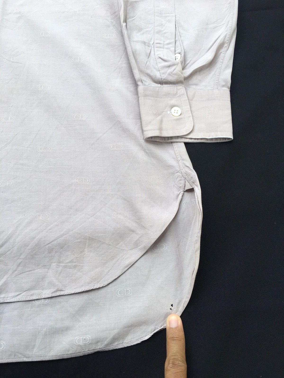 Christian Dior Monsieur Vintage 90s Christian Dior Longsleeve Buttons Up Shirt Size US M / EU 48-50 / 2 - 9 Thumbnail
