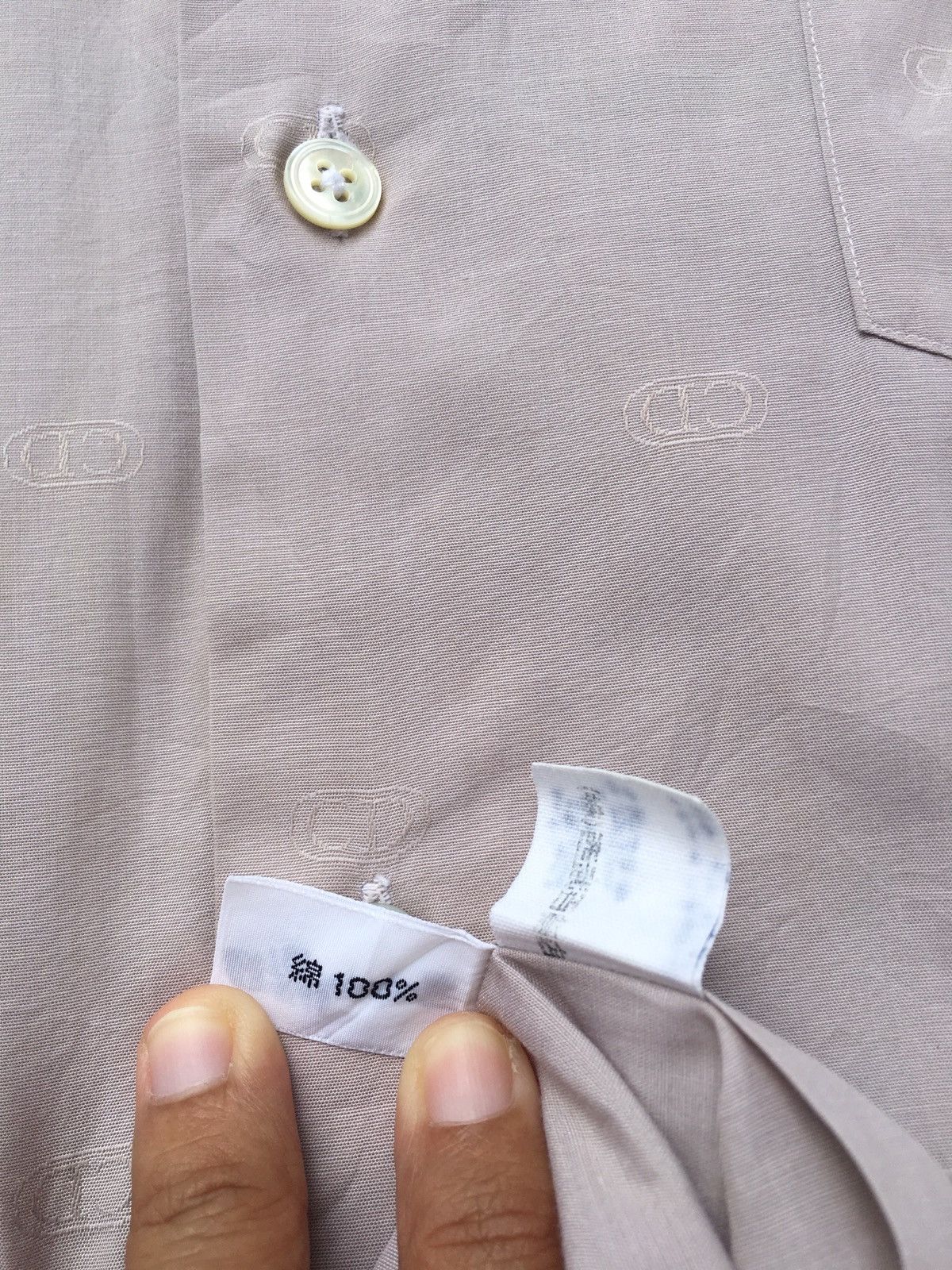 Christian Dior Monsieur Vintage 90s Christian Dior Longsleeve Buttons Up Shirt Size US M / EU 48-50 / 2 - 14 Thumbnail