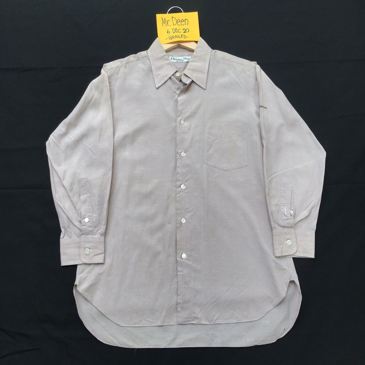 Christian Dior Monsieur Vintage 90s Christian Dior Longsleeve Buttons Up Shirt Size US M / EU 48-50 / 2 - 8 Thumbnail