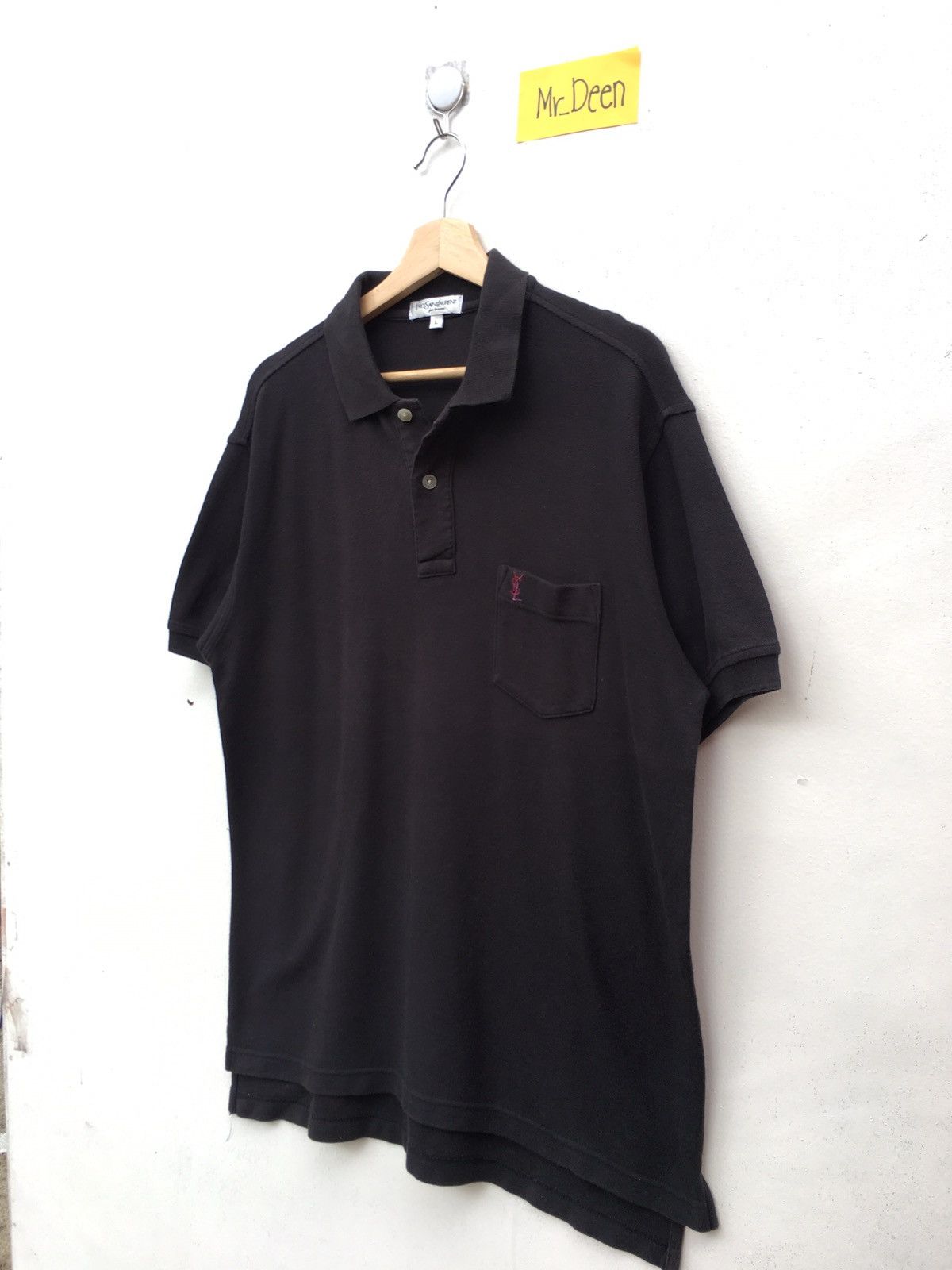 Yves Saint Laurent Vintage Yves Saint Laurent YSL Small Logo Polo Shirt Size US L / EU 52-54 / 3 - 5 Thumbnail