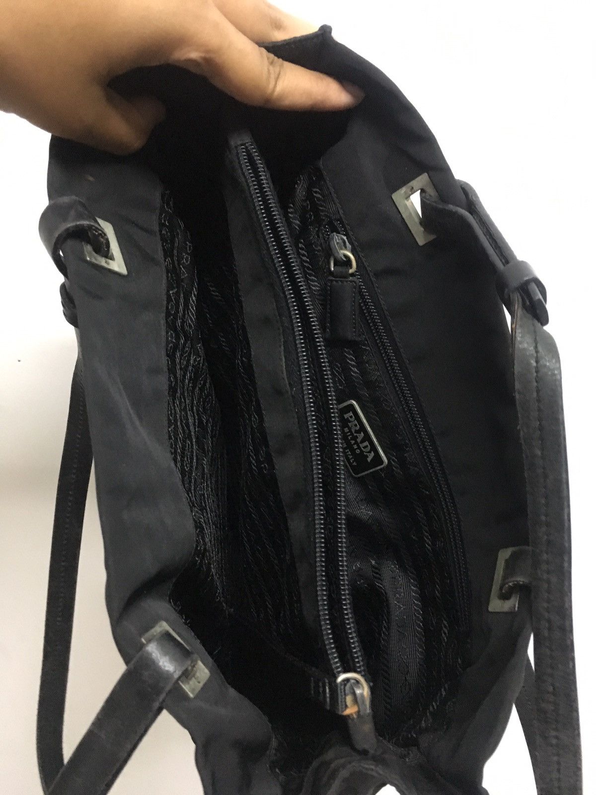 Prada black nylon tote Size ONE SIZE - 10 Thumbnail