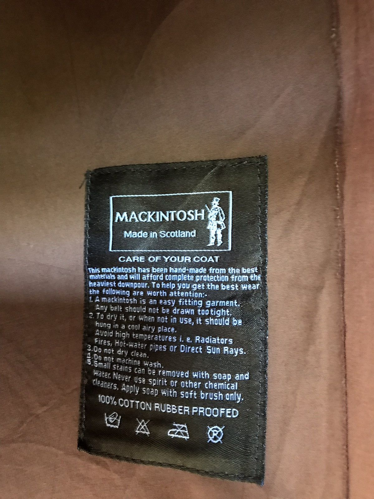 Mackintosh Mackintosh Rubber Proofed Long Coat Size 36 Size US S / EU 44-46 / 1 - 11 Thumbnail