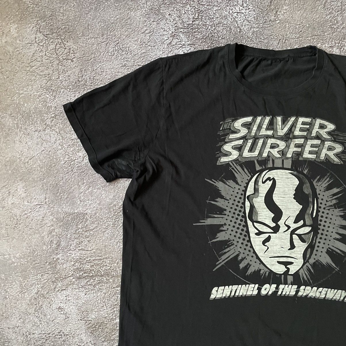Cartoon Network Vintage Y2K ADULT “ THE SILVER SURFER DEAD FACE MARVEL “ Tee Size US XL / EU 56 / 4 - 4 Thumbnail