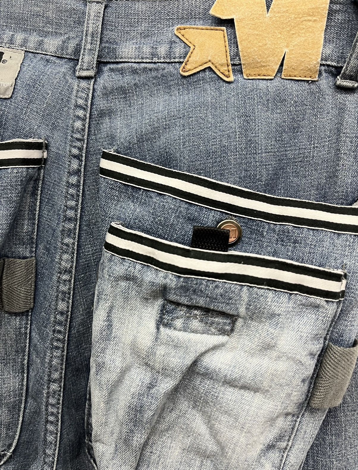 Mecca 🔥90’s MECCA Rap Skateboarding Baggy Denim JNCO Style Size US 29 - 7 Thumbnail