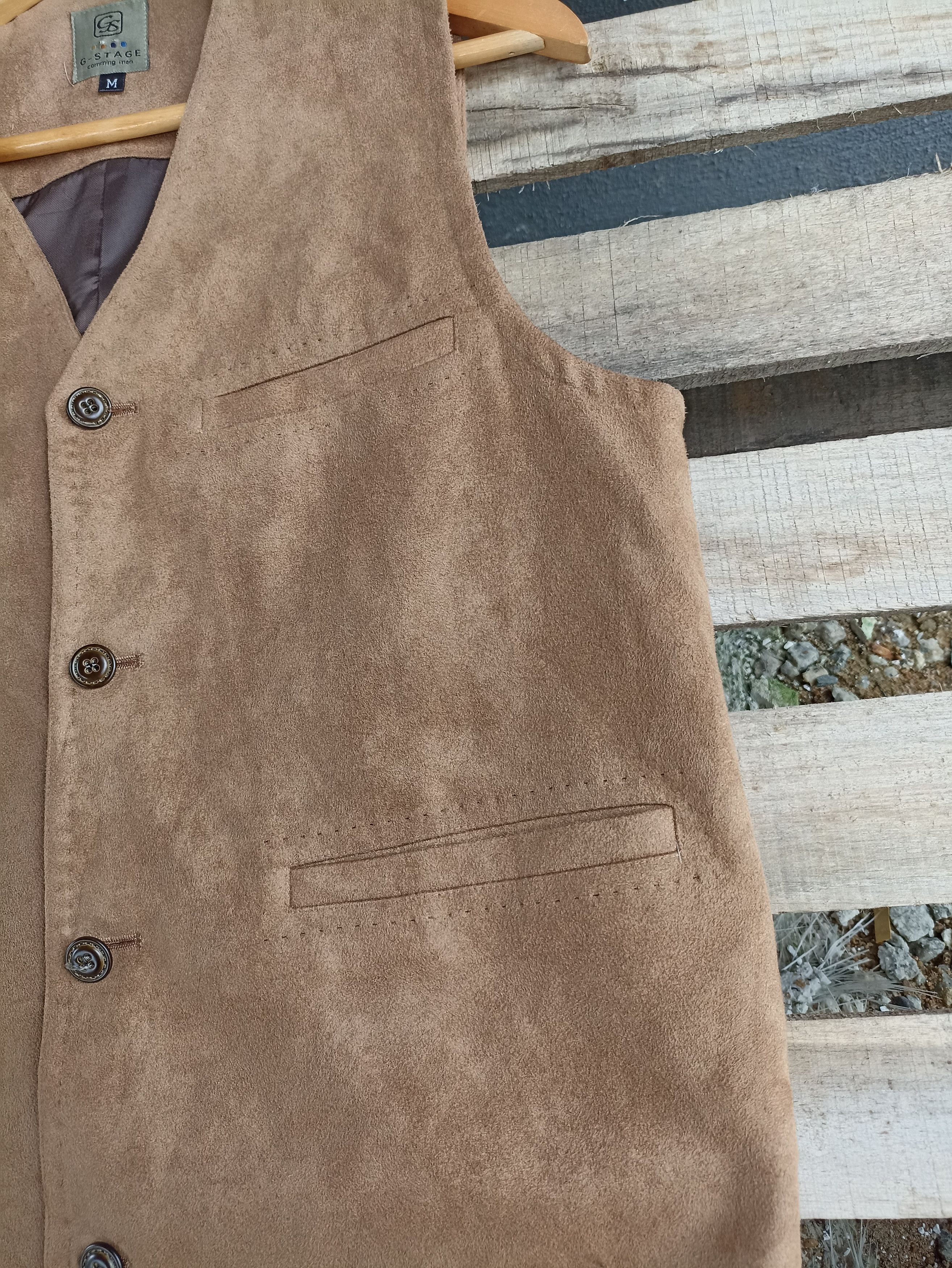 Japanese Brand × Vintage Vintage G stage faux suede vest Size US M / EU 48-50 / 2 - 3 Thumbnail