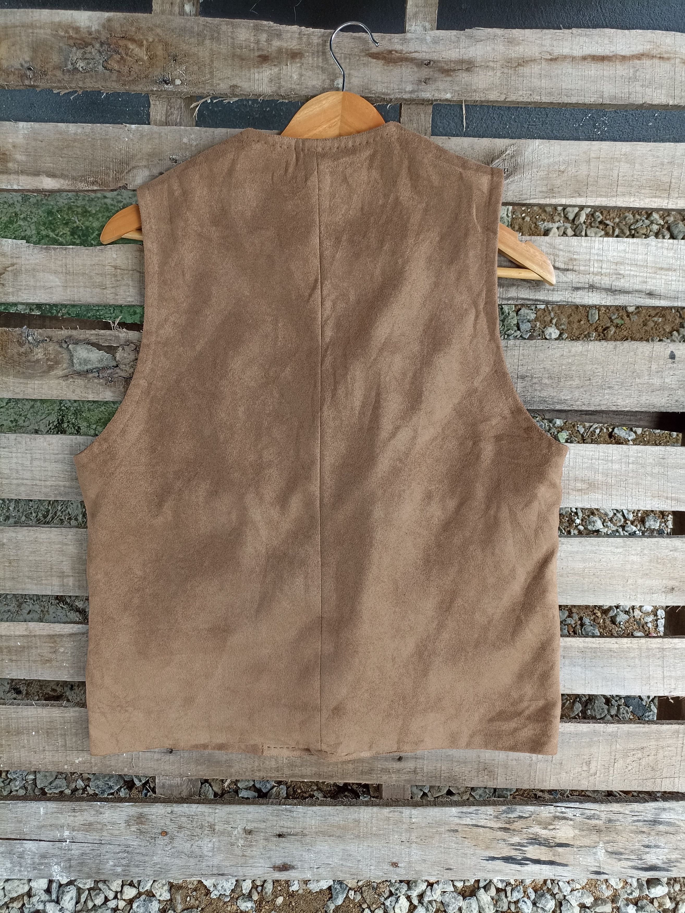 Japanese Brand × Vintage Vintage G stage faux suede vest Size US M / EU 48-50 / 2 - 5 Thumbnail