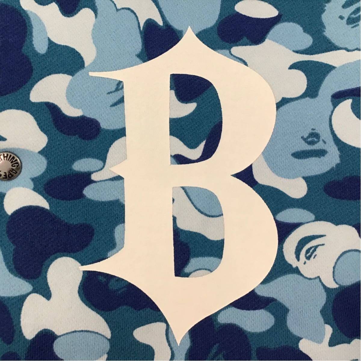 Bape BAPE ABC camo blue sweat varsity jacket bomber Size US M / EU 48-50 / 2 - 6 Thumbnail