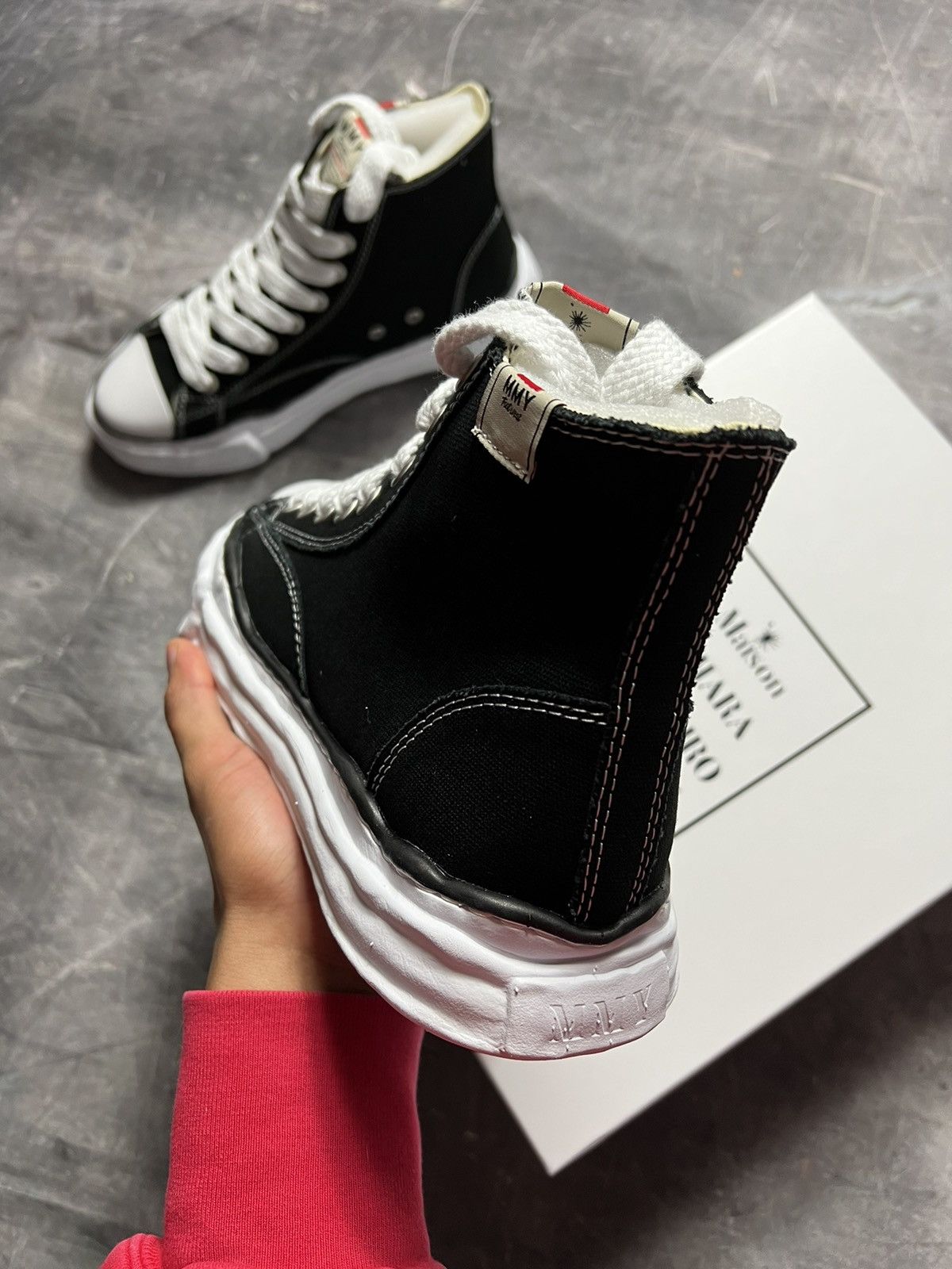 Maison MIHARA YASUHIRO Maison Mihara Yasuhiro OG Sole High Top Black Size US 6 / EU 39 - 3 Thumbnail
