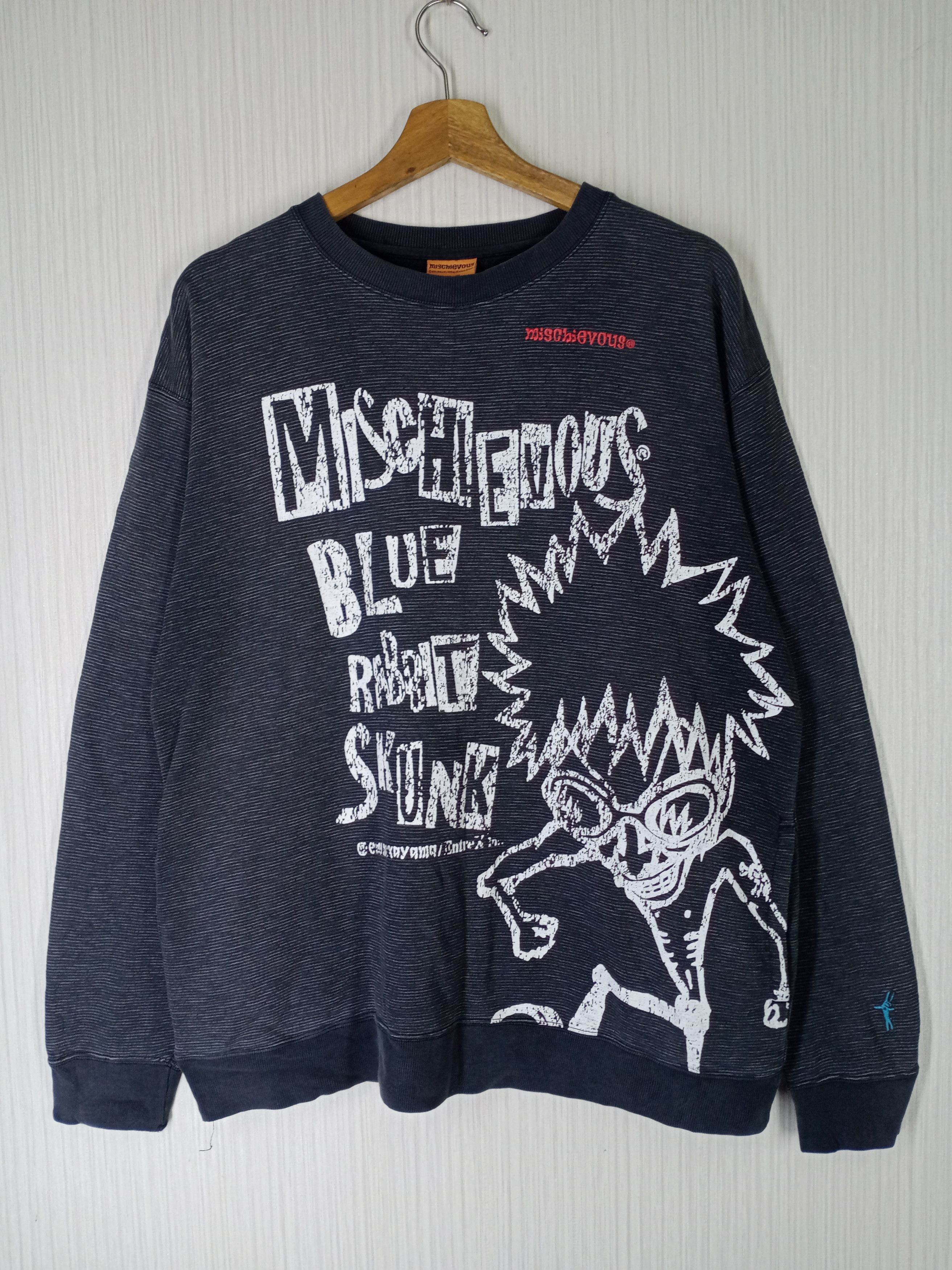 Japanese Brand Rare Vintage Mischievous Skunk Sweatshirt Size US M / EU 48-50 / 2 - 1 Thumbnail