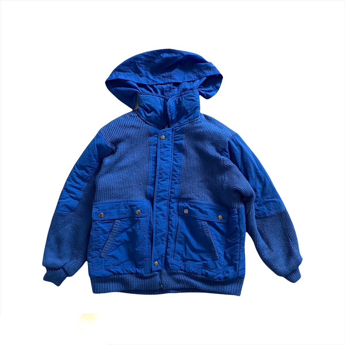 Indigo × Japanese Brand × Takashi Murakami Takashimaya Bomber Jacket two tone nice Designer Size US M / EU 48-50 / 2 - 1 Thumbnail