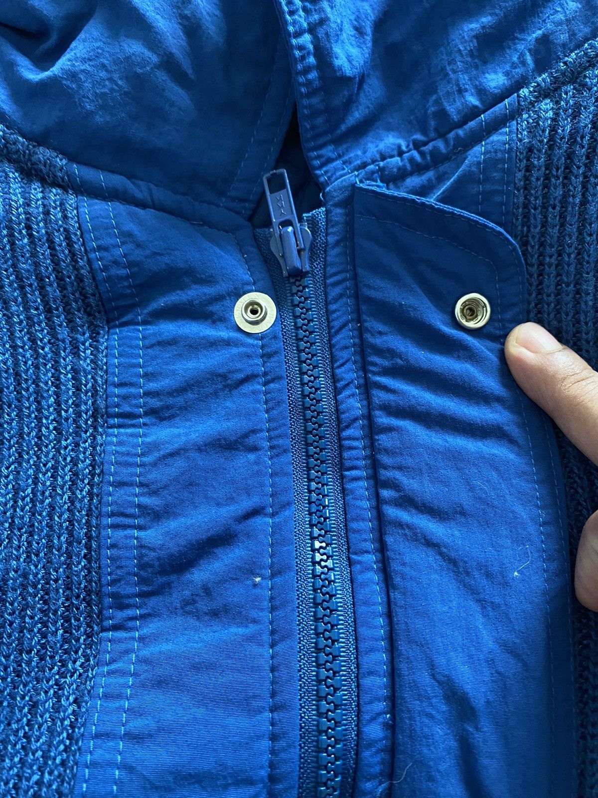 Indigo × Japanese Brand × Takashi Murakami Takashimaya Bomber Jacket two tone nice Designer Size US M / EU 48-50 / 2 - 15 Thumbnail