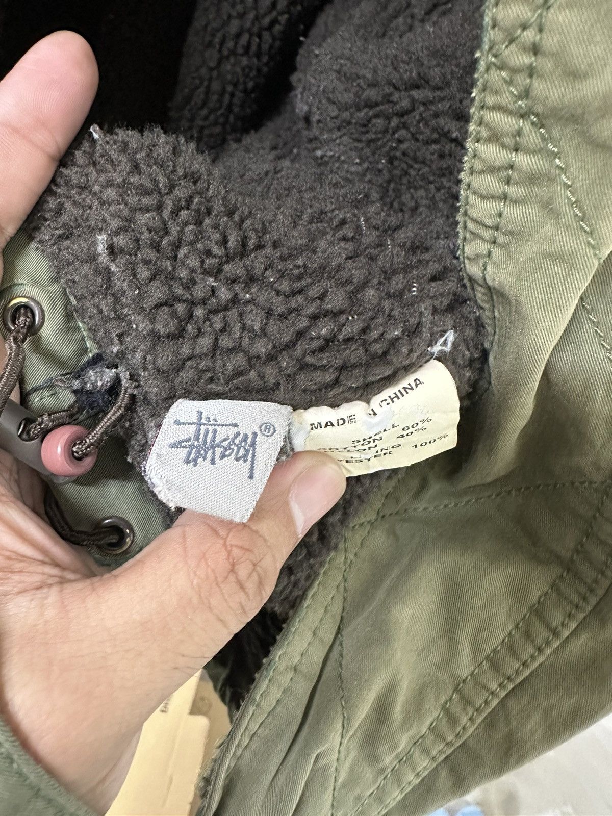 Stussy Vintage Stussy Parka Military Design Olive Army Size US L / EU 52-54 / 3 - 9 Thumbnail