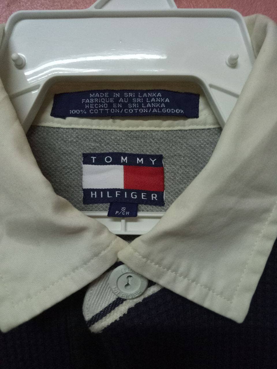 Tommy Hilfiger Vintage TOMMY HILFIGER Longsleeve Athletics Varsity shirt Size US S / EU 44-46 / 1 - 4 Thumbnail