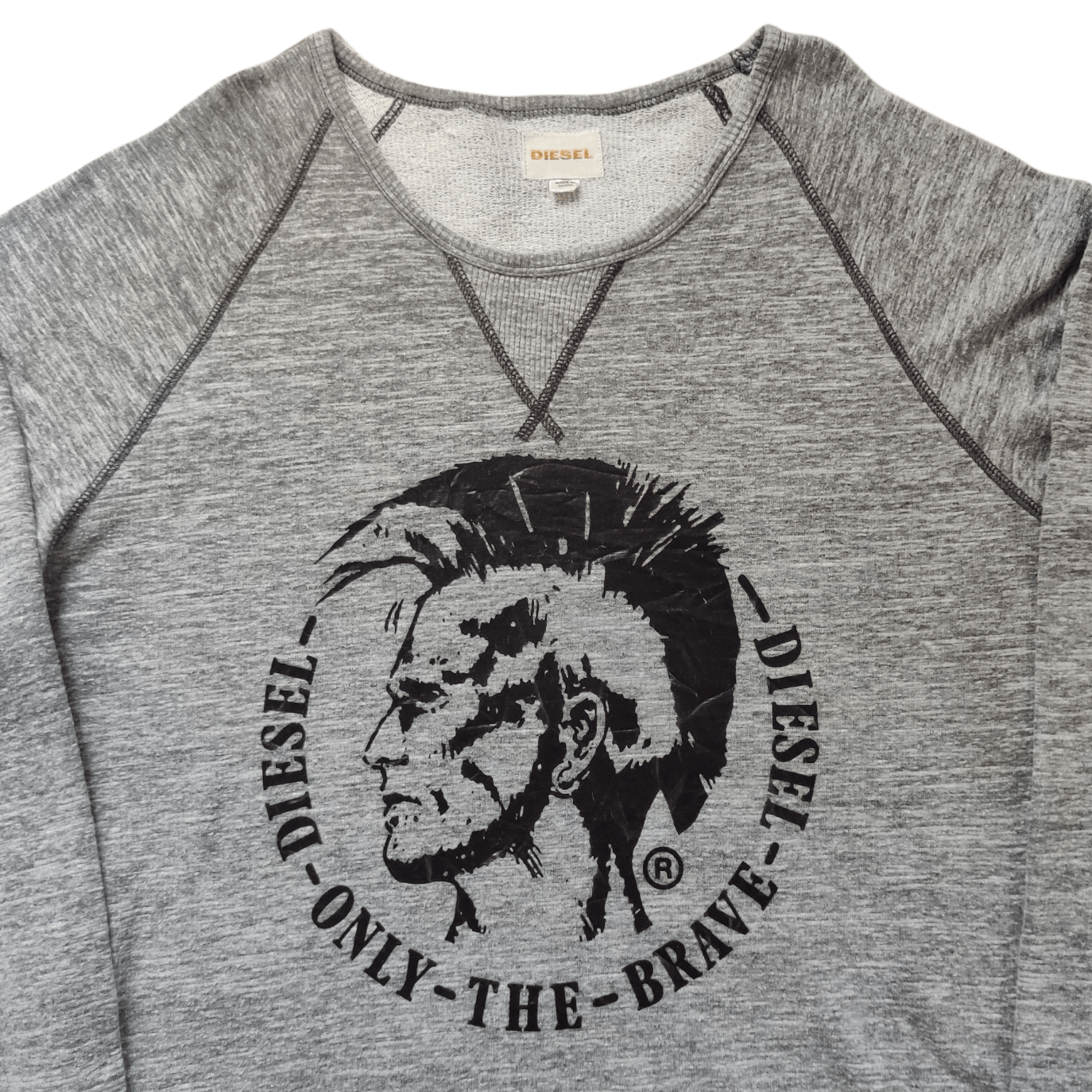 Diesel Vintage Diesel Only The Brave Sweatshirt Size US L / EU 52-54 / 3 - 2 Thumbnail