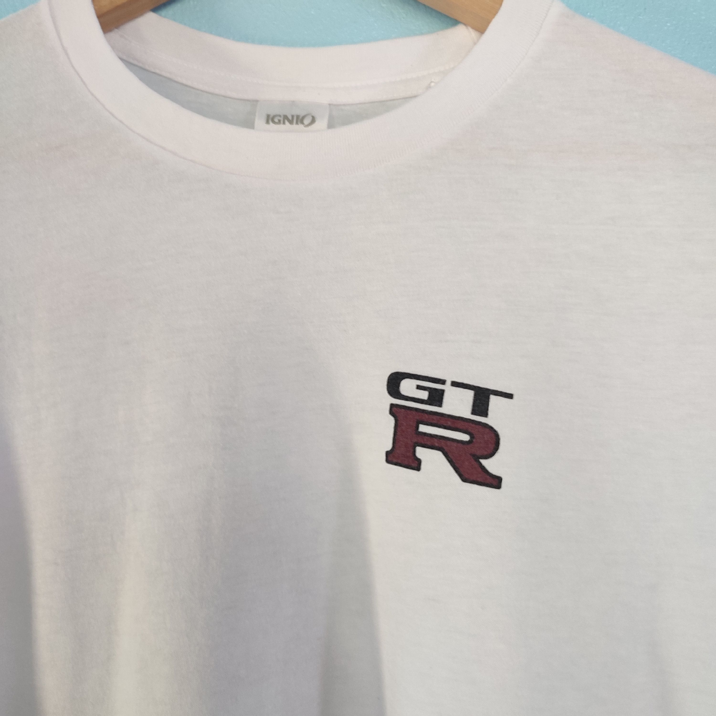 Japanese Brand × Vintage NISSAN SKYLINE Racing Team Big Print Design Tshirt Size US M / EU 48-50 / 2 - 2 Thumbnail