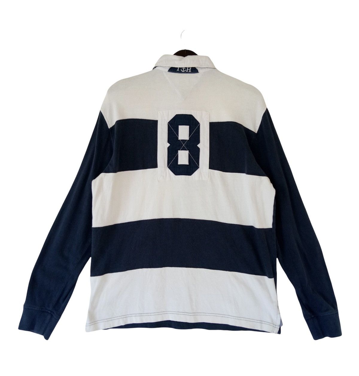 Tommy Hilfiger TOMMY HILFIGER Longsleeve hip hop rap polo shirt Size US M / EU 48-50 / 2 - 2 Thumbnail