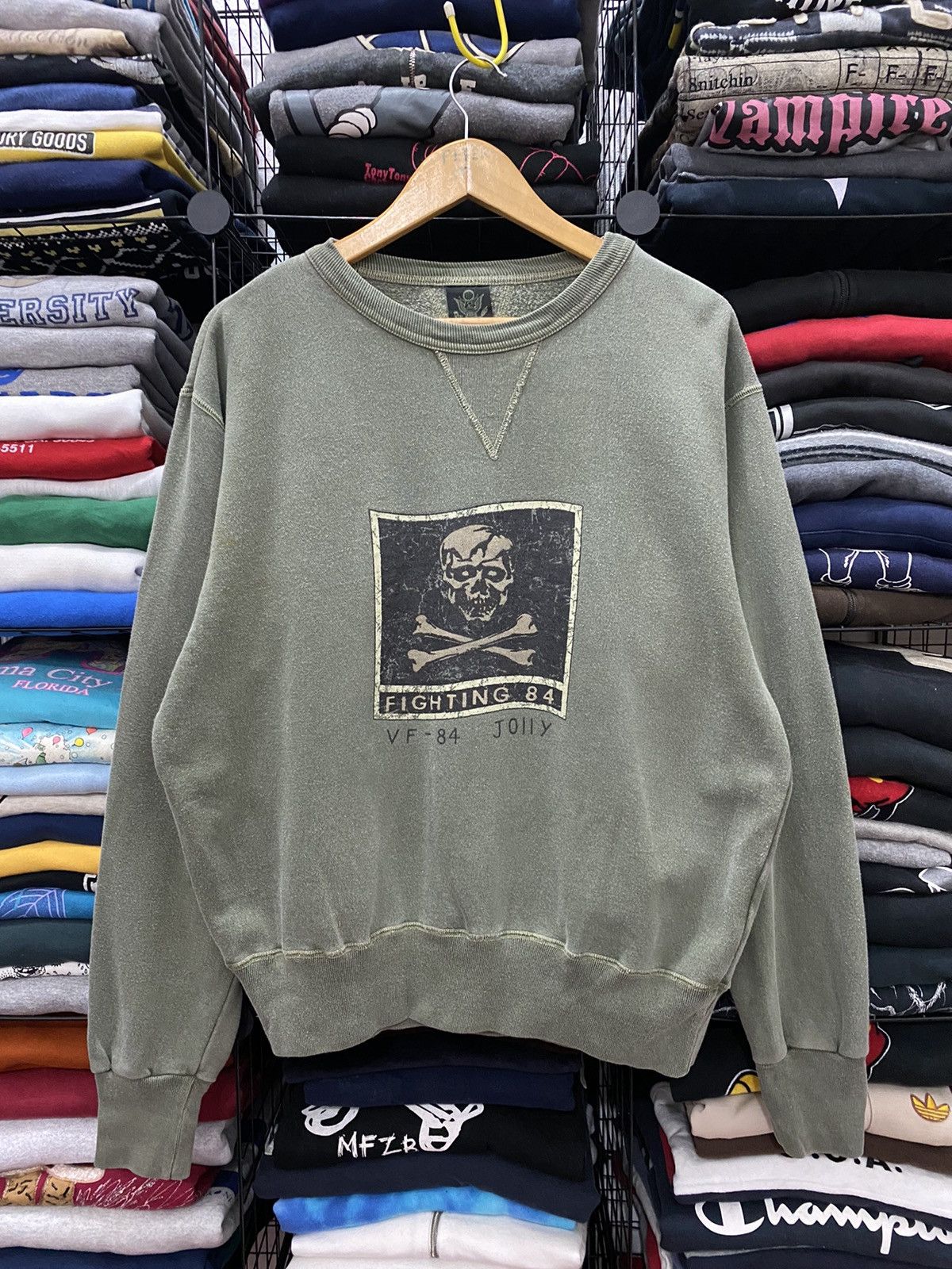 Vintage VINTAGE FIGHTING 1984 VF JOLLY SWEATER Size US L / EU 52-54 / 3 - 1 Thumbnail