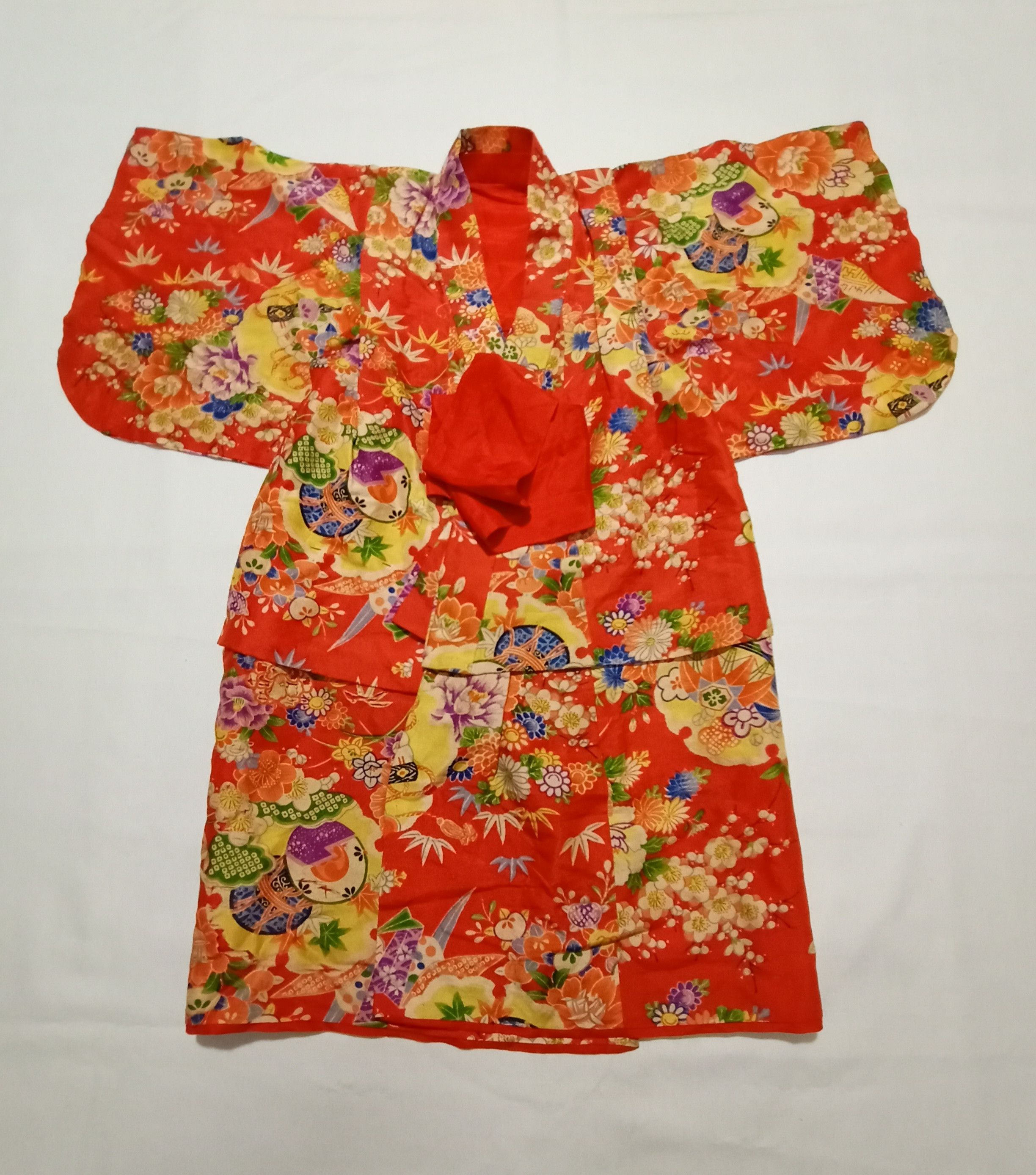 Edition Japan Silk Kimono Japanese Yukata Haori Tomesode Cardigan Size XXS / US 00 / IT 34 - 1 Thumbnail