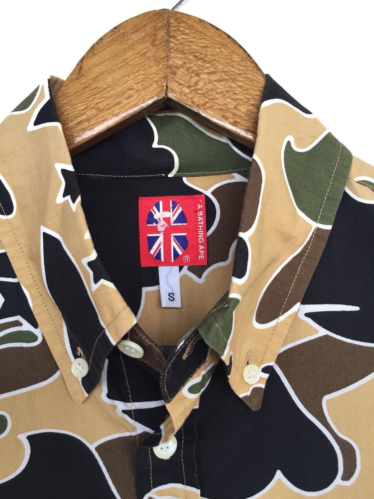 Bape Star Camo BD Shirt Size US M / EU 48-50 / 2 - 11 Thumbnail