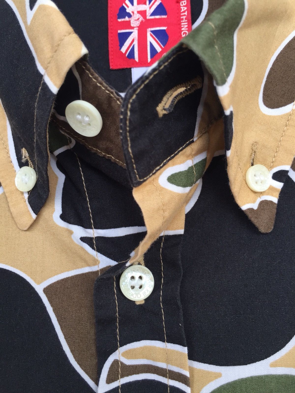 Bape Star Camo BD Shirt Size US M / EU 48-50 / 2 - 12 Thumbnail