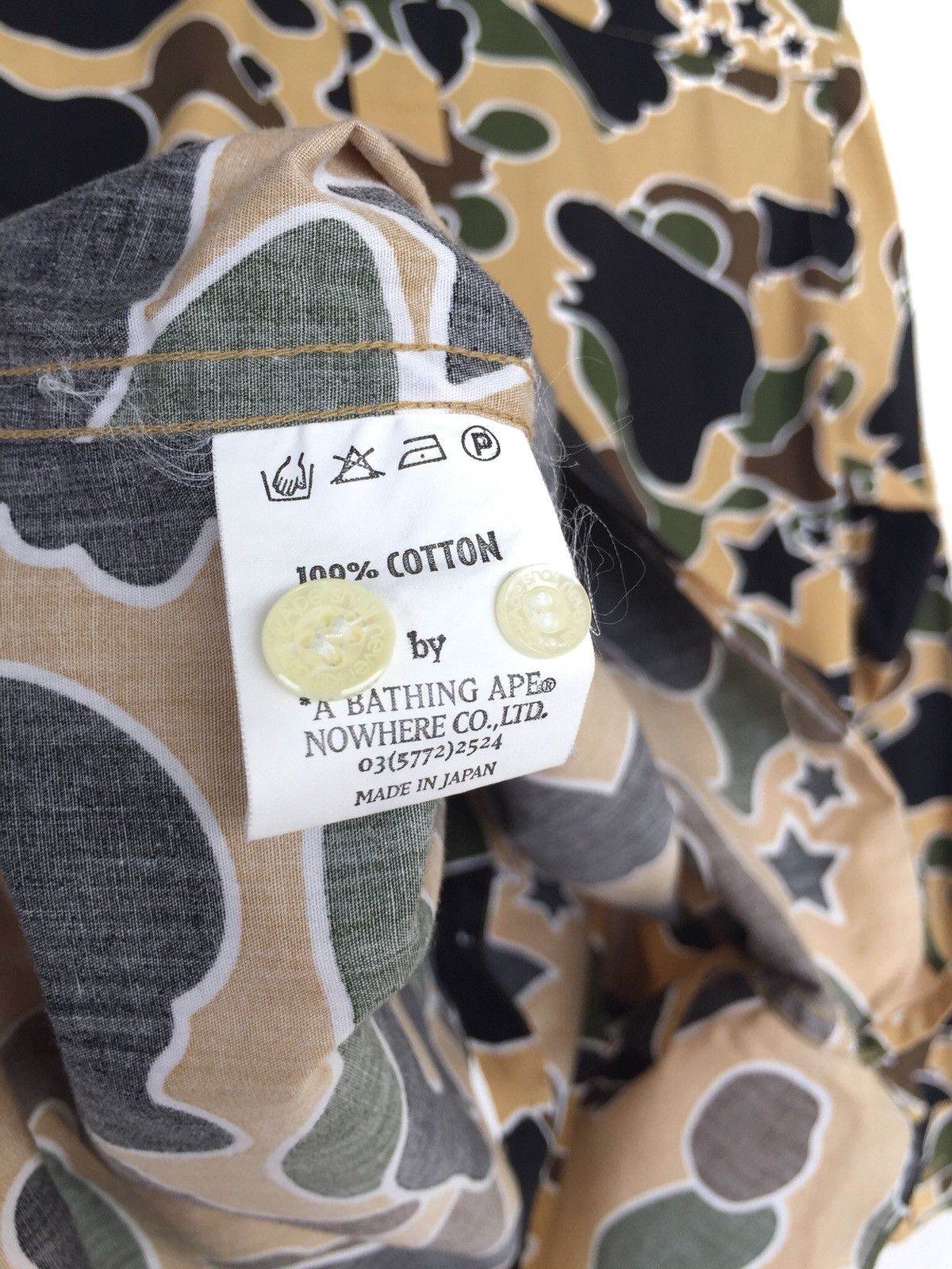 Bape Star Camo BD Shirt Size US M / EU 48-50 / 2 - 13 Thumbnail