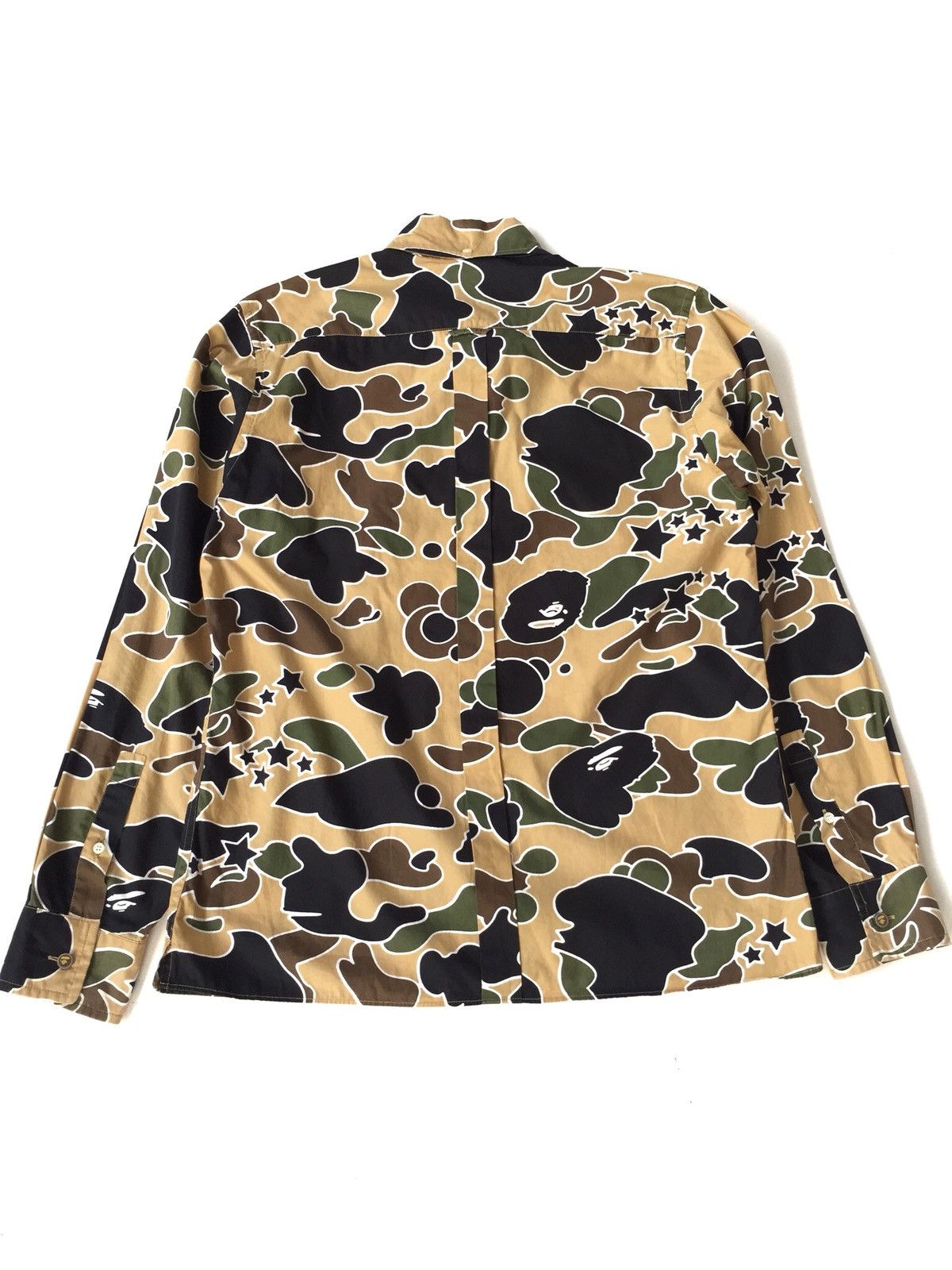 Bape Star Camo BD Shirt Size US M / EU 48-50 / 2 - 4 Thumbnail