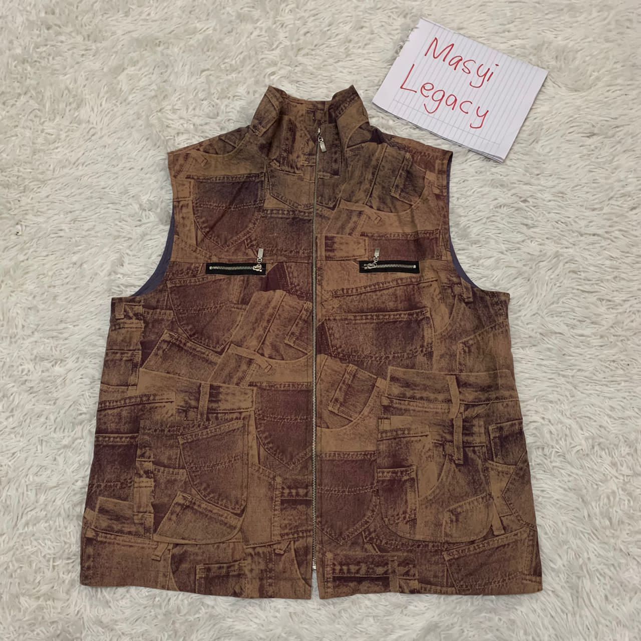 Rare design nanpu vest
