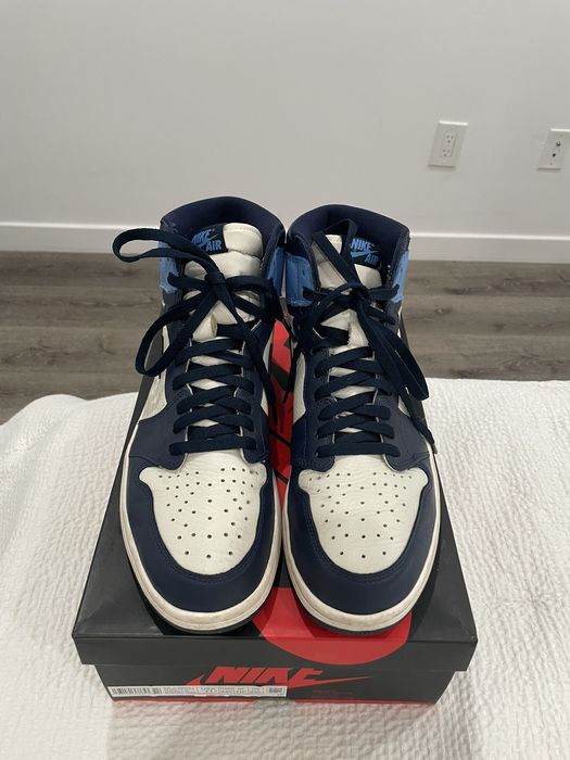 jordan 1 retro high obsidian unc nike