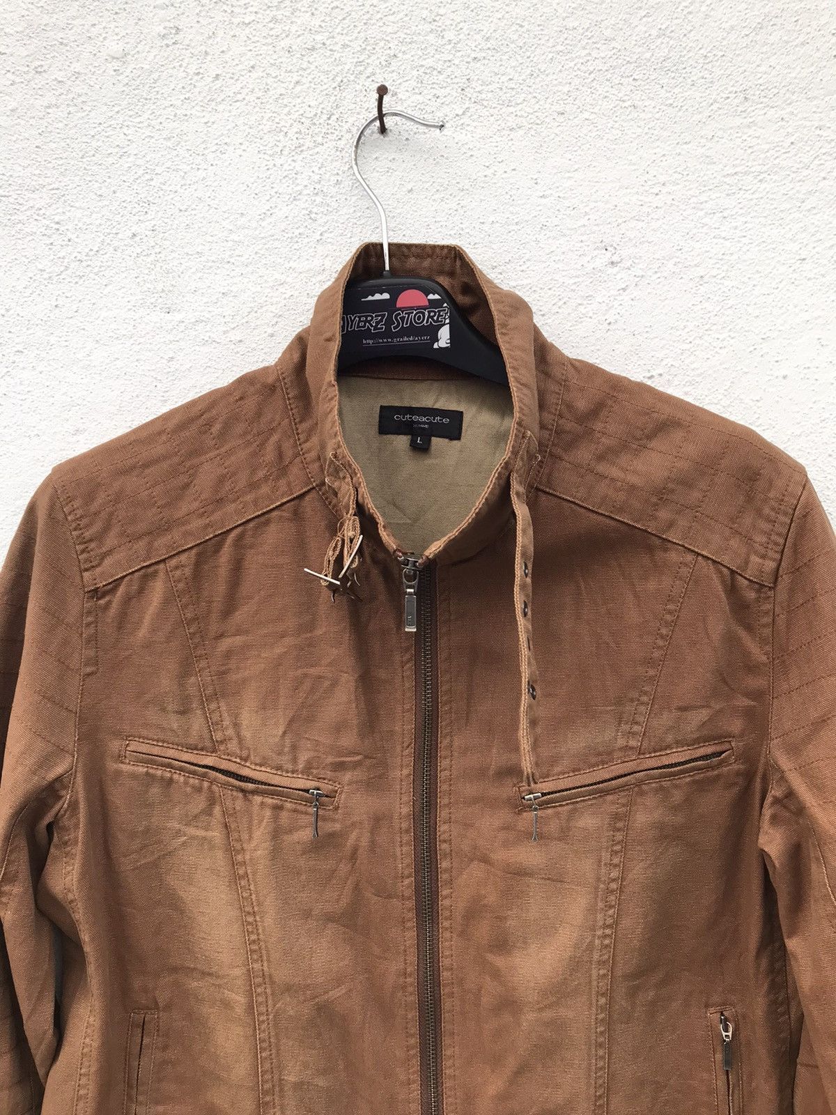 Japanese Brand Cuteacute Homme Riding Cotton Jacket Size US L / EU 52-54 / 3 - 2 Thumbnail